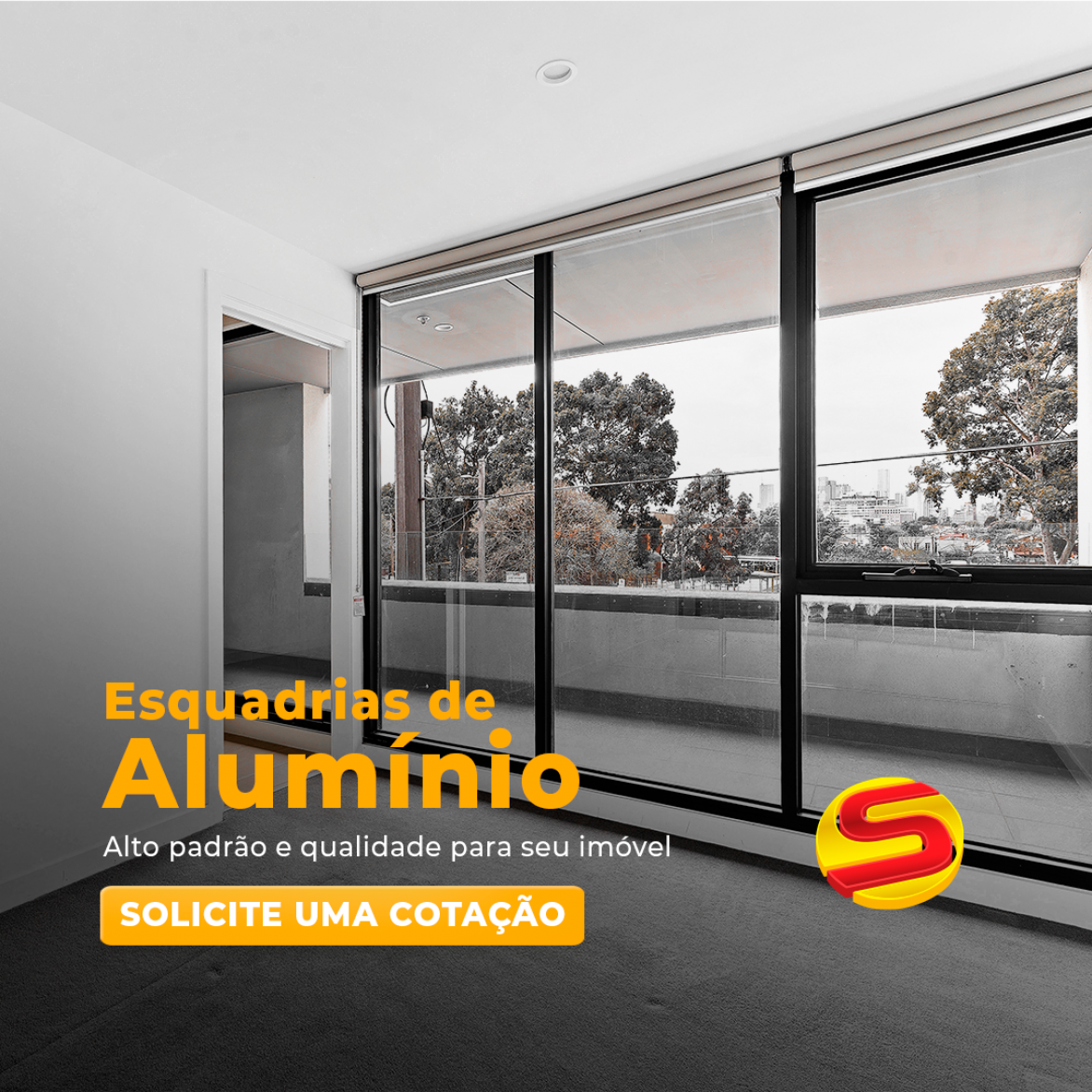 Esquadrias de Alumínio: Alto padrão e qualidade para seu imóvel