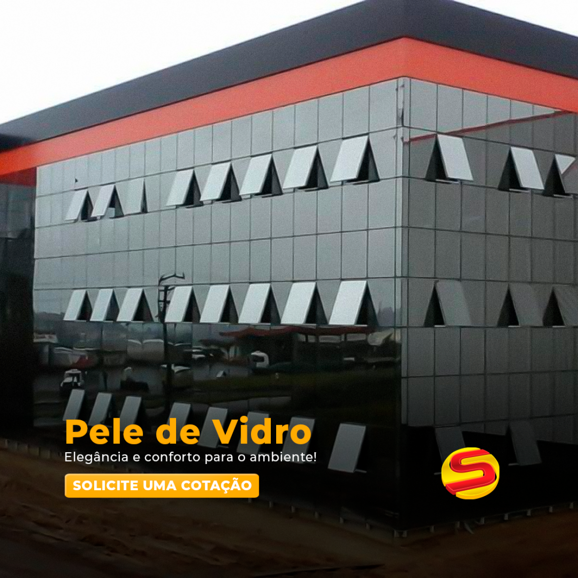 Pele de vidro: Elegância e conforto para o ambiente