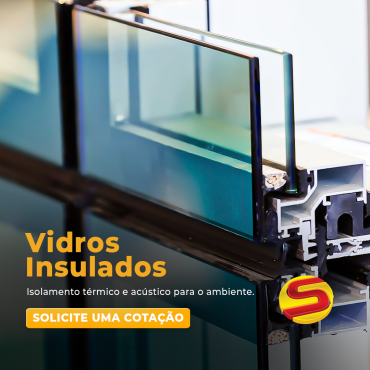 Vidros insulados: Isolamento térmico e acústico para o ambiente